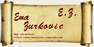 Ema Zurković vizit kartica